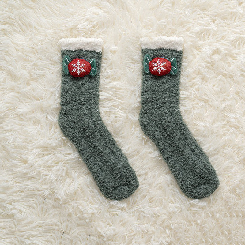 Chaussettes polaire Noël