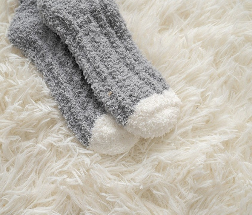 Set de quatre paires de chaussettes polaire