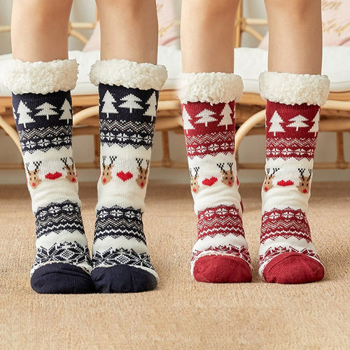 Lot de deux paires de chaussettes de sol