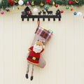 Grande chaussette de Noël modèle père Noël