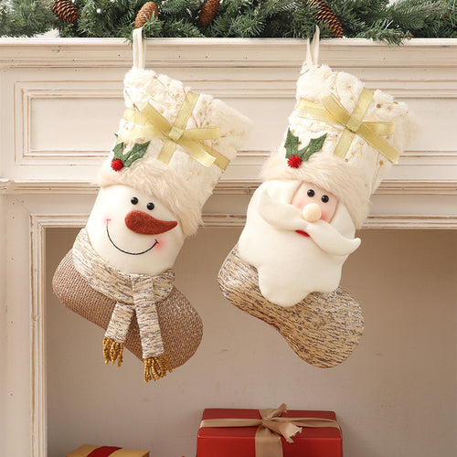 Lot de deux chaussettes de Noël nordiques