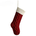 Chaussette de Noël personnalisée blanche et rouge