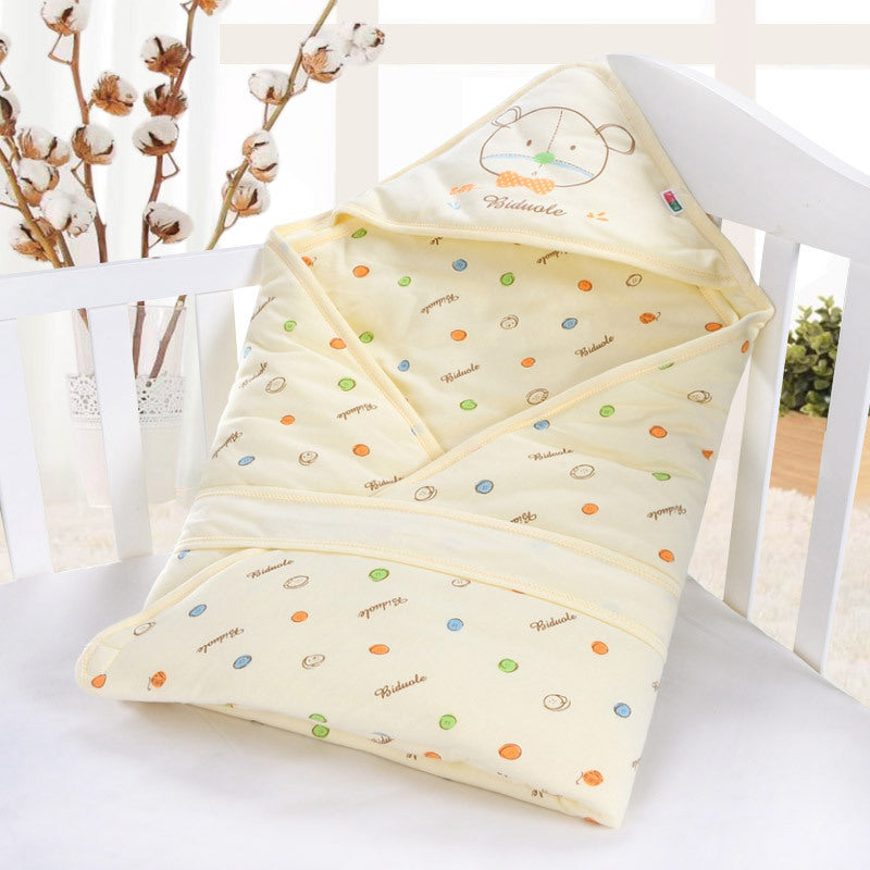 Couette bébé coton coloris jaune
