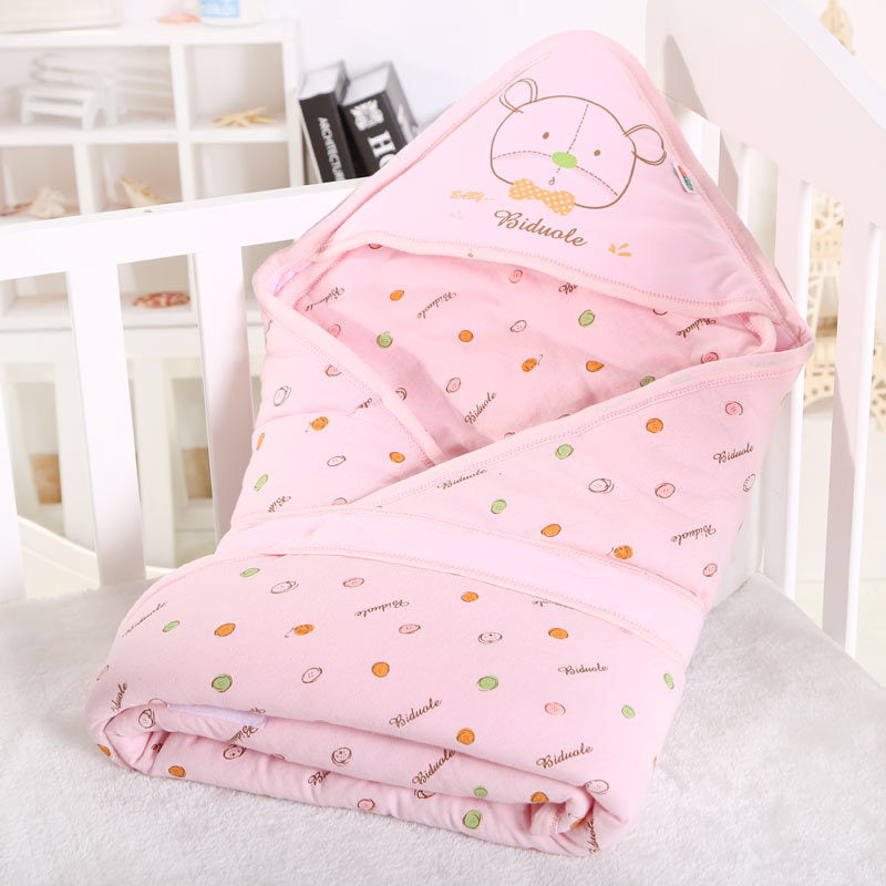 Couette bébé coton coloris rose
