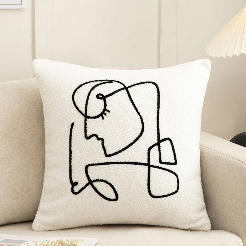 Housse de coussin motif Audacieuse