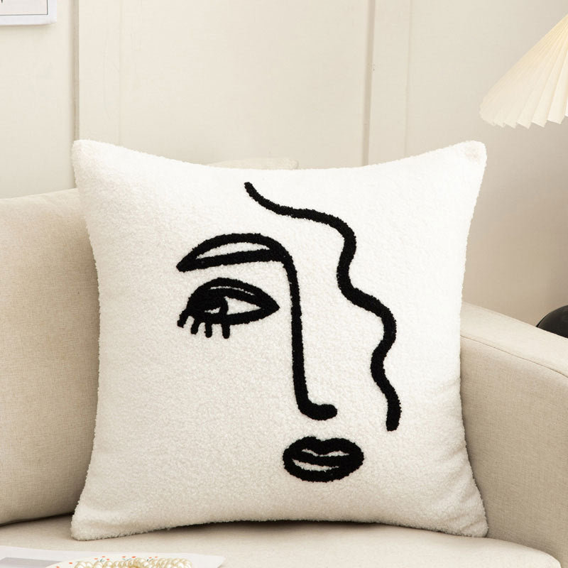 Housse de coussin motif Beauté