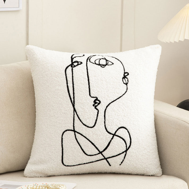 Housse de coussin motif Spontanée
