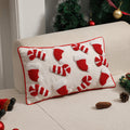 Housse de coussin touffetée format 30 x 50 cm