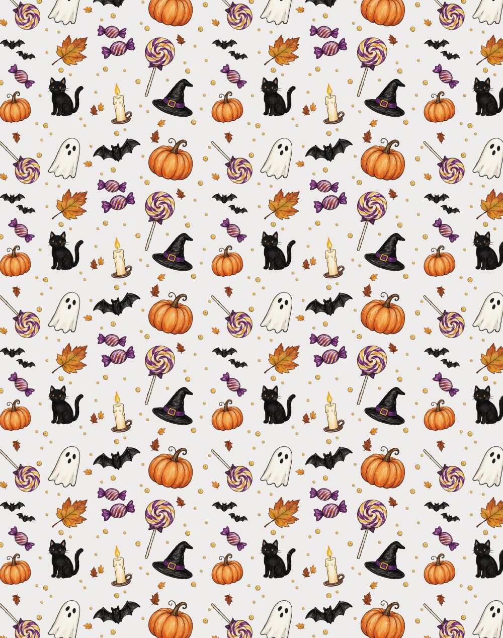 Pull plaid Halloween à capuche