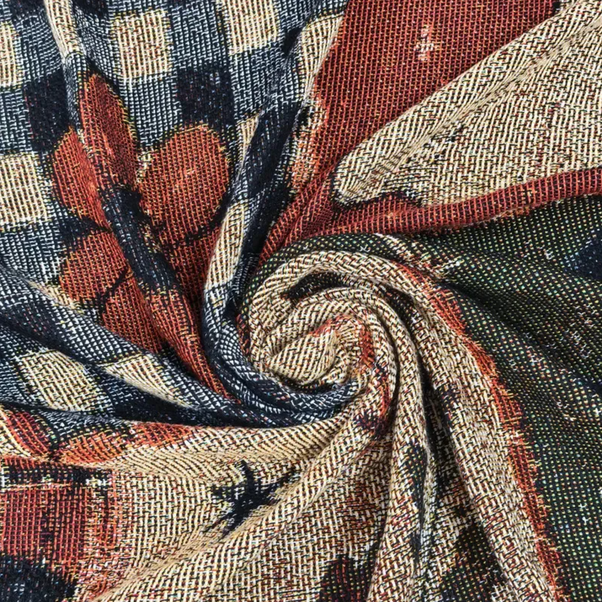Plaid déco Halloween Citrouille fantôme